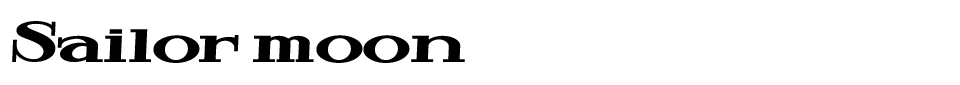 Sailor Moon Font font preview