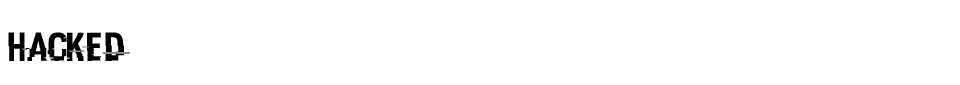 Hacked Font font preview