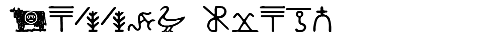 Cattle Brand Font font preview