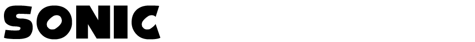 Sonic Font font preview